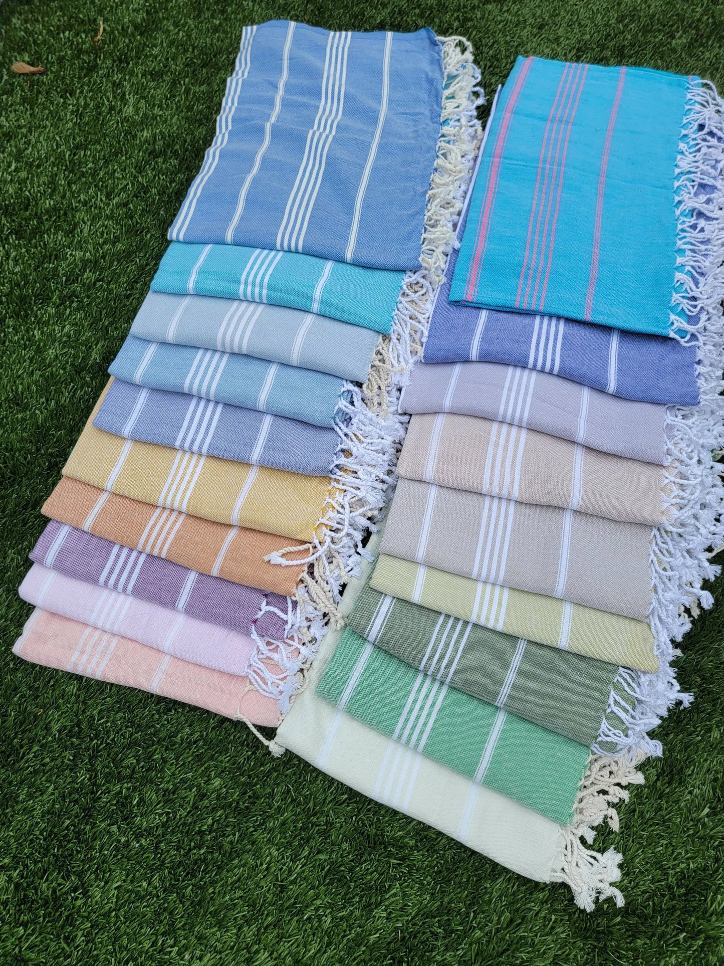 10 Beach Towel set, Assorted sand free Towel