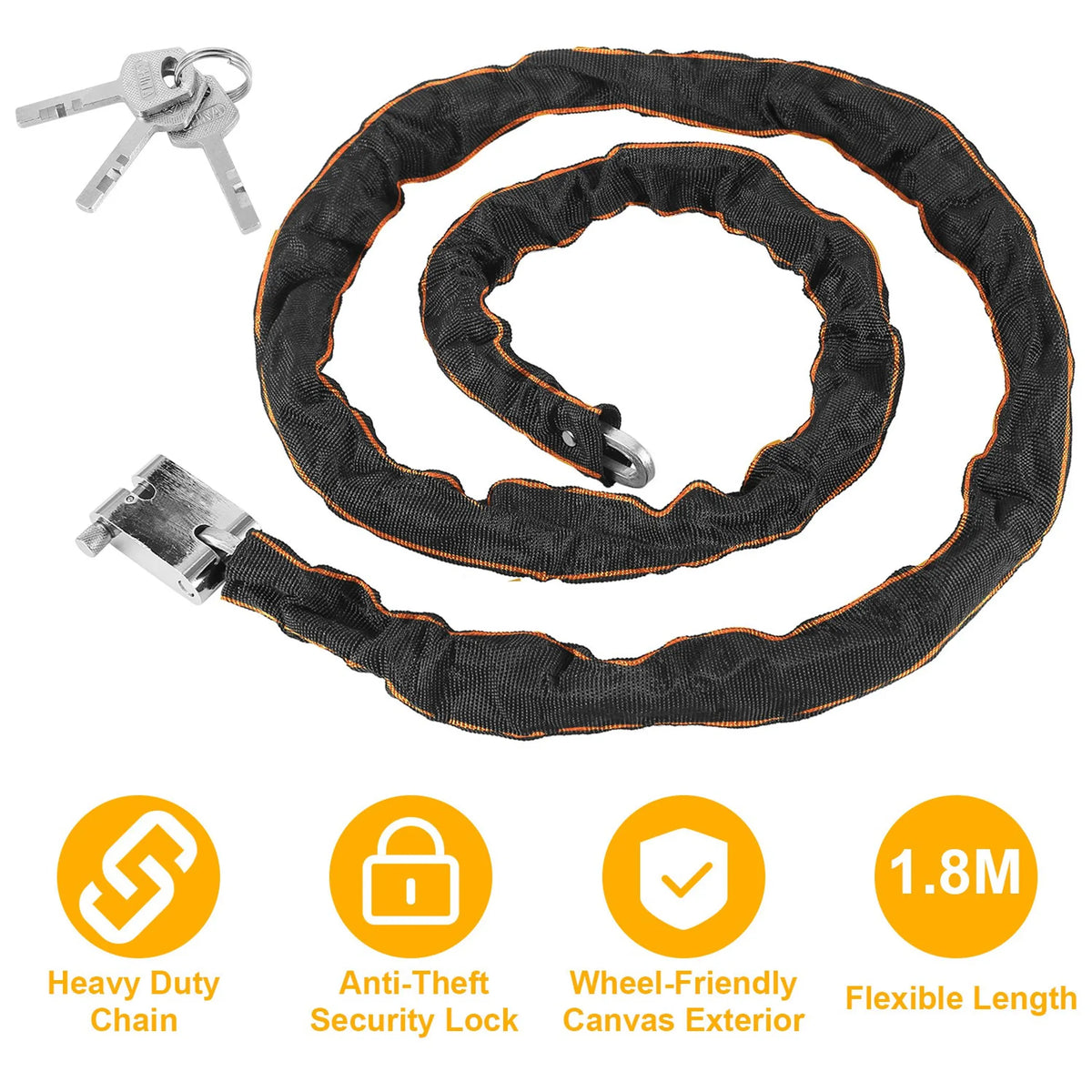 1.8M Bike Chain Lock