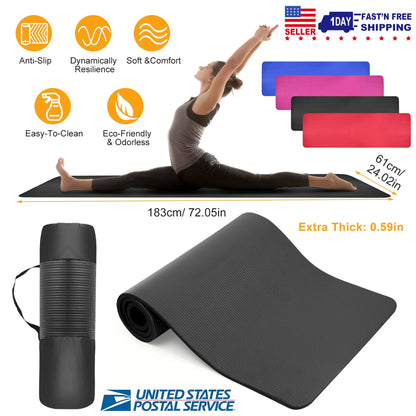 0.6-inch Thick Yoga Mat